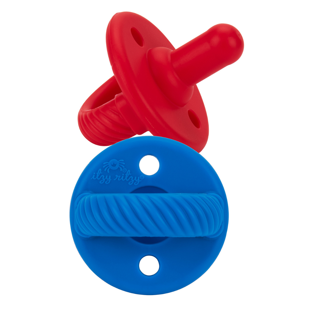 *NEW SIZE* Sweetie Soother™ Pacifier Sets (2-pack): 6-18 M Pink Bows