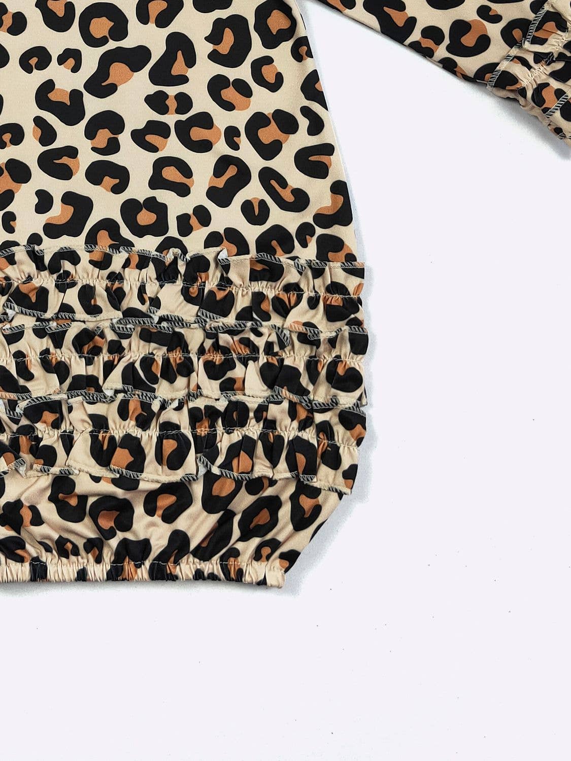 Cheetah Baby Gown and headband