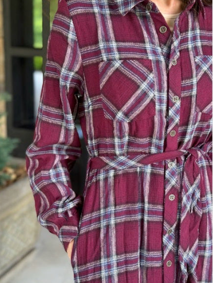 Brooklyn Flannel Dress