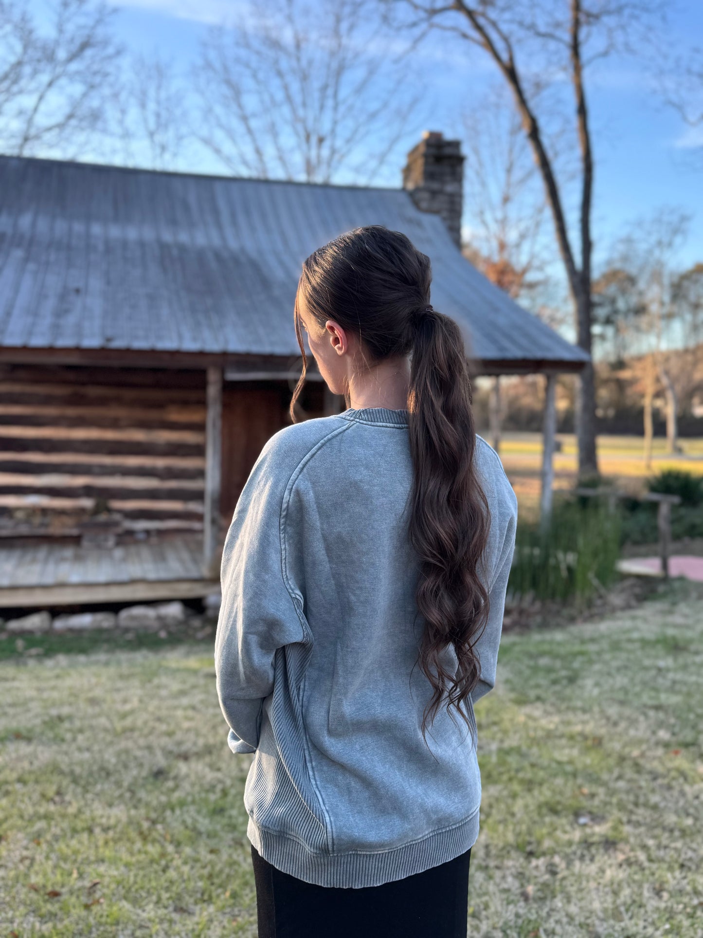 Jasmine Ribbed Sweatshirt