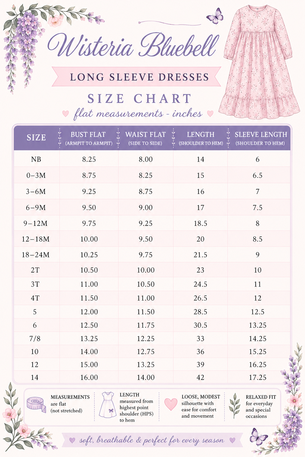 Wisteria Bluelle Girls Dress Collection