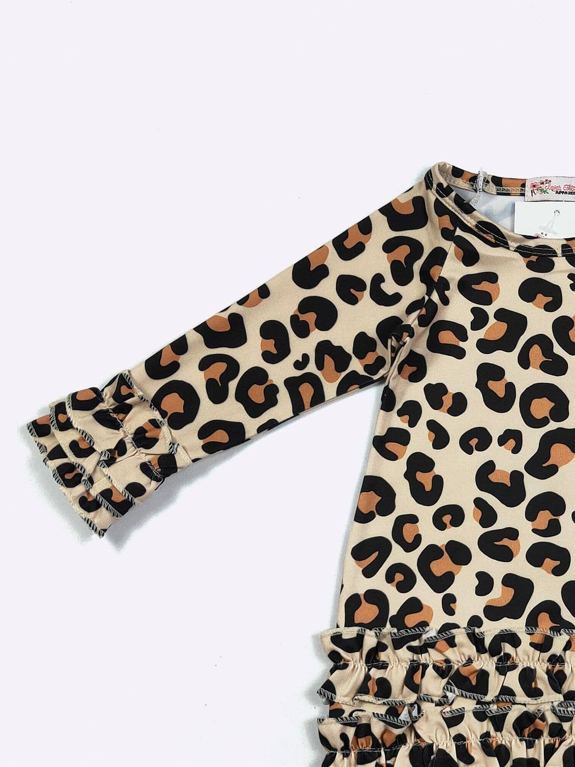 Cheetah Baby Gown and headband