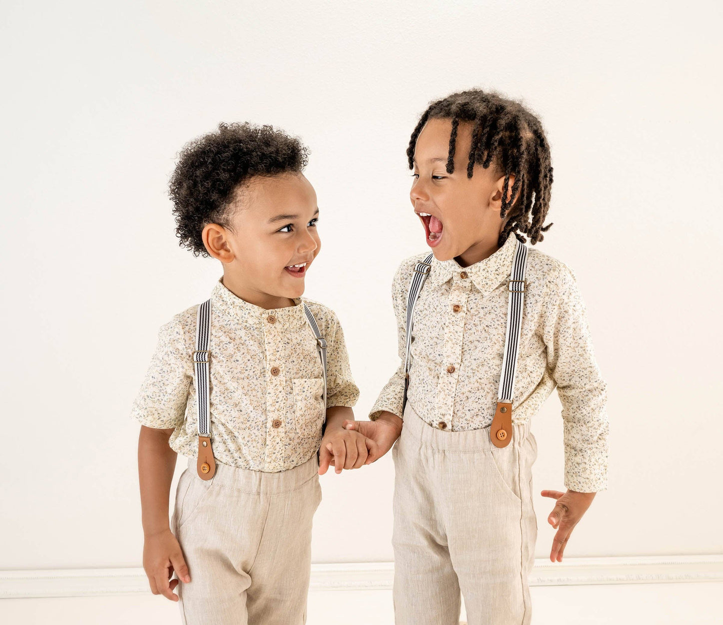 The Sebastian- Suspender Pants Set