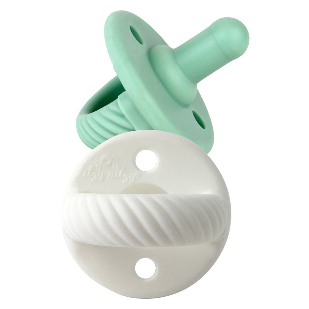 *NEW SIZE* Sweetie Soother™ Pacifier Sets (2-pack): 6-18 M Pink Bows