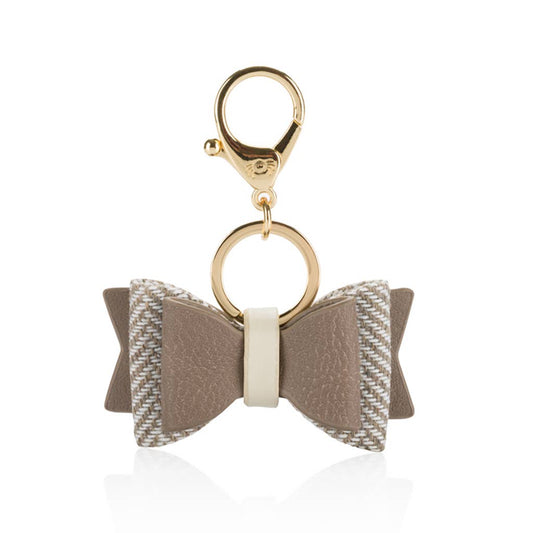 *OUTLET* Boss Bow™ Keychain Charm: Vanilla Latte