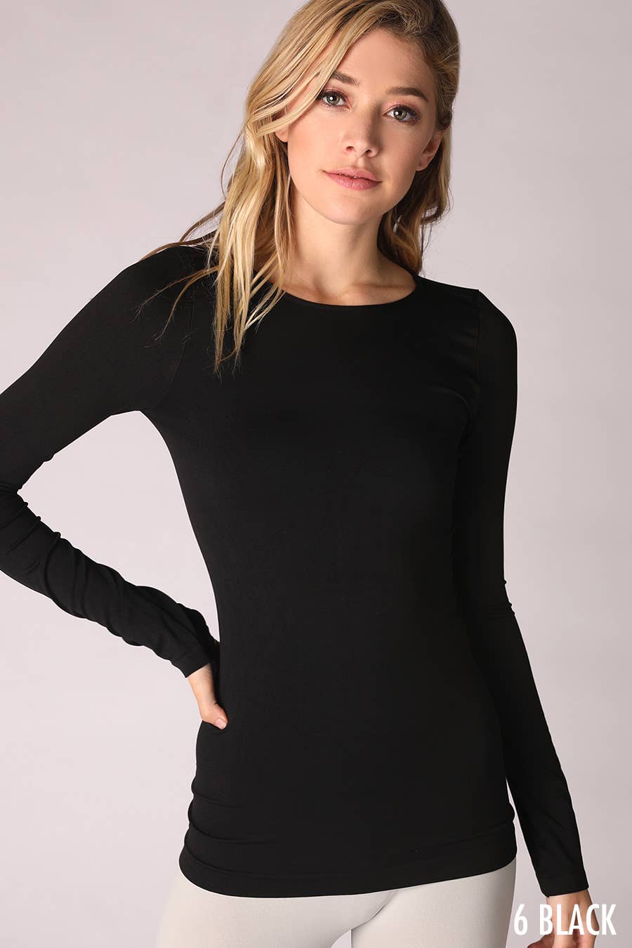 NS5423 - Long Sleeve Crew Neck Top: 13 Stone