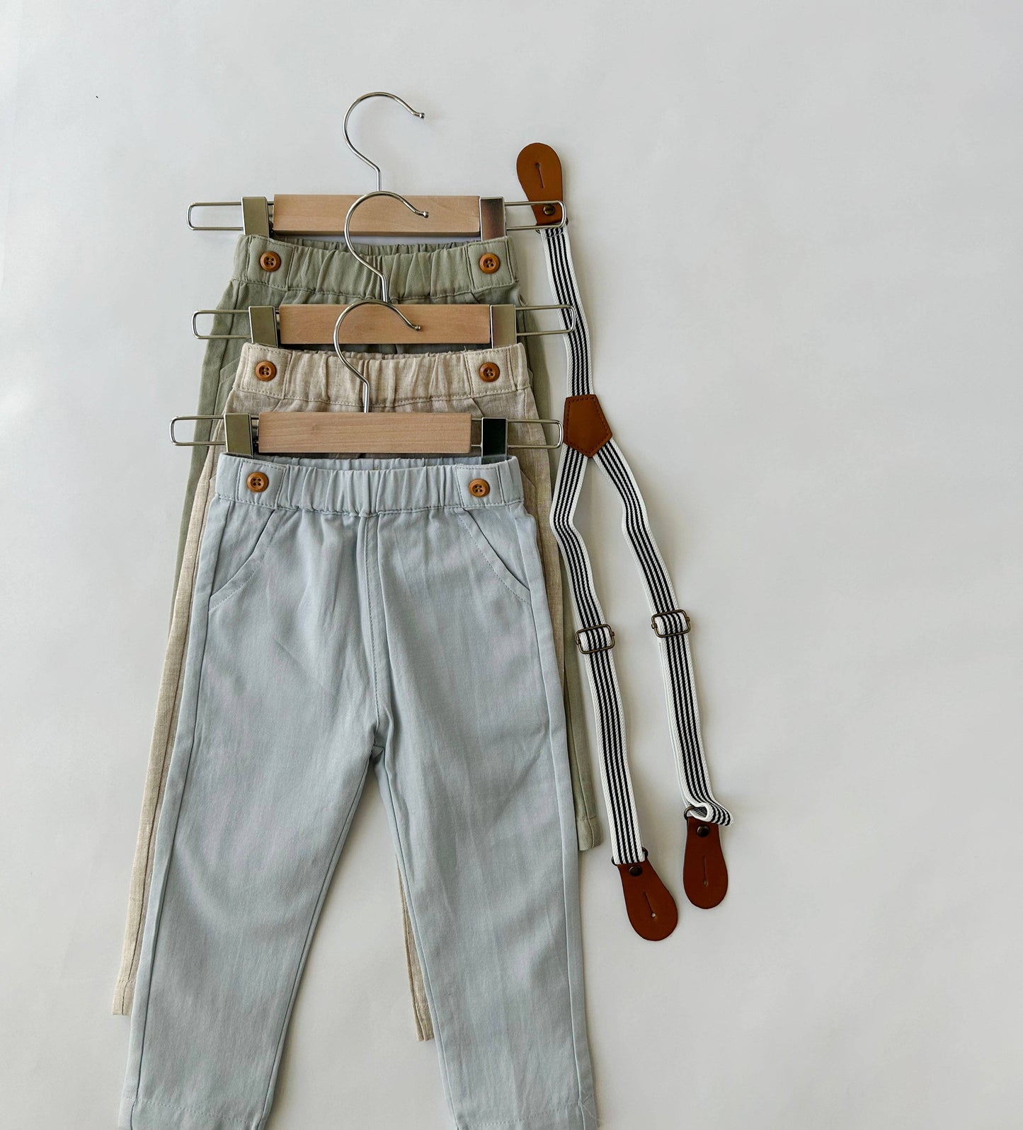 The Sebastian- Suspender Pants Set