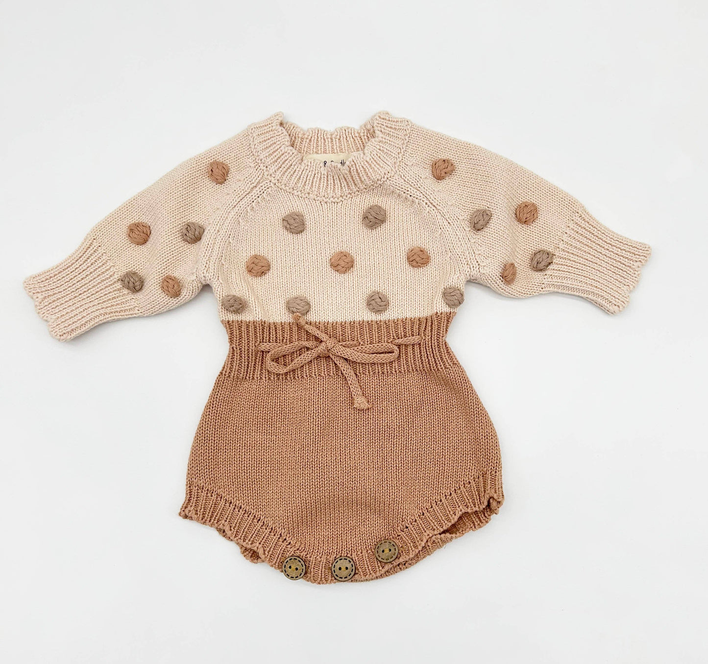 Lottie Dot Knit Romper