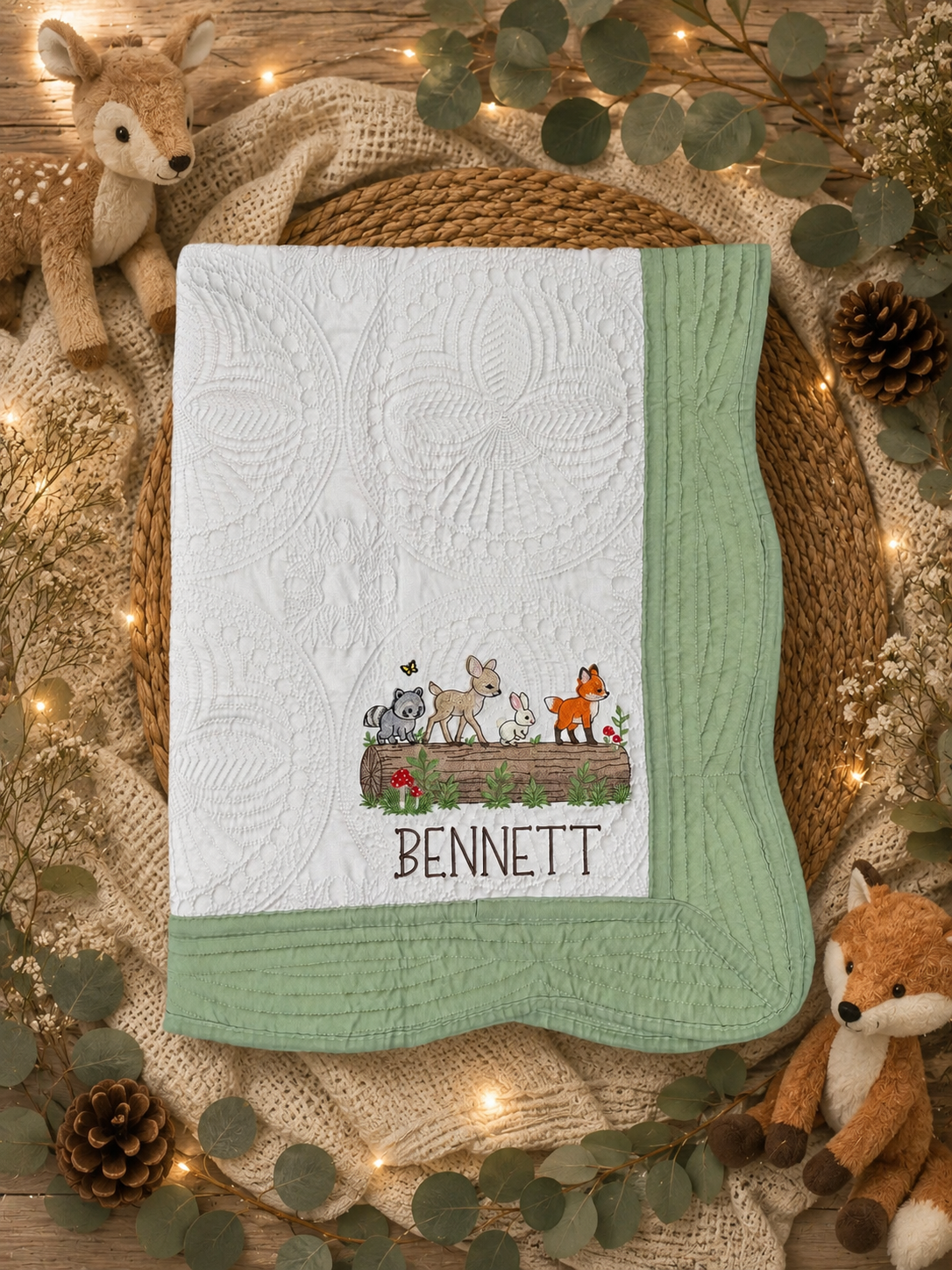 Heirloom Keepsake Baby Quilt