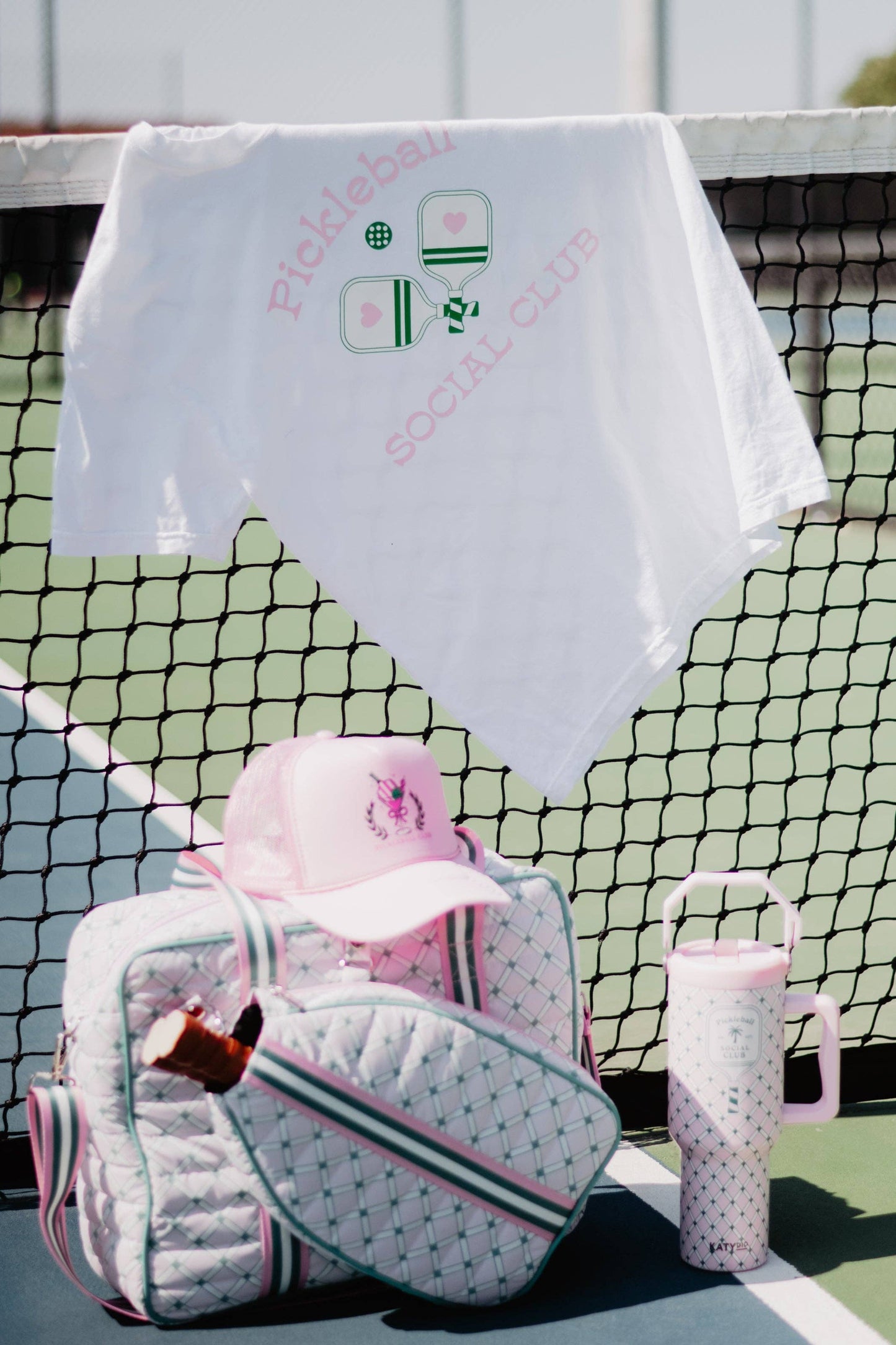 Pickleball Social Club Wholesale Graphic Tee Women's: Emerald / S