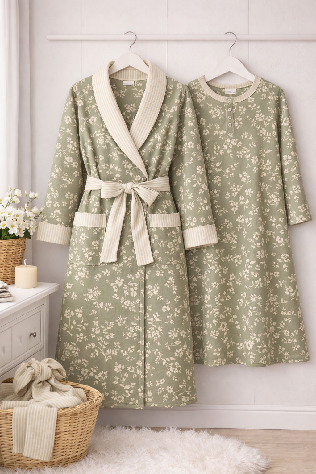 Sage Meadow Set (milk silk)