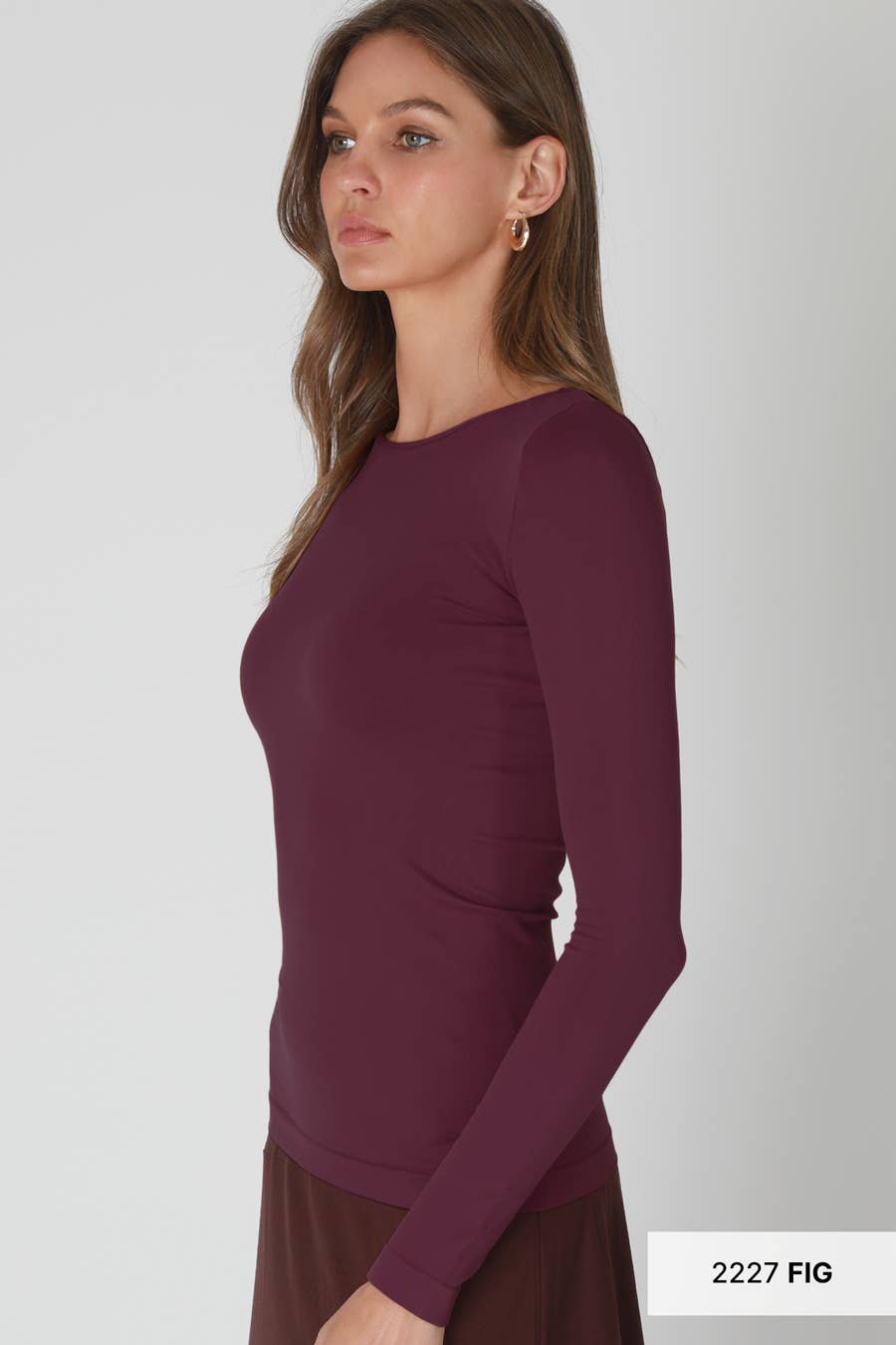 NS5423 - Long Sleeve Crew Neck Top: 13 Stone