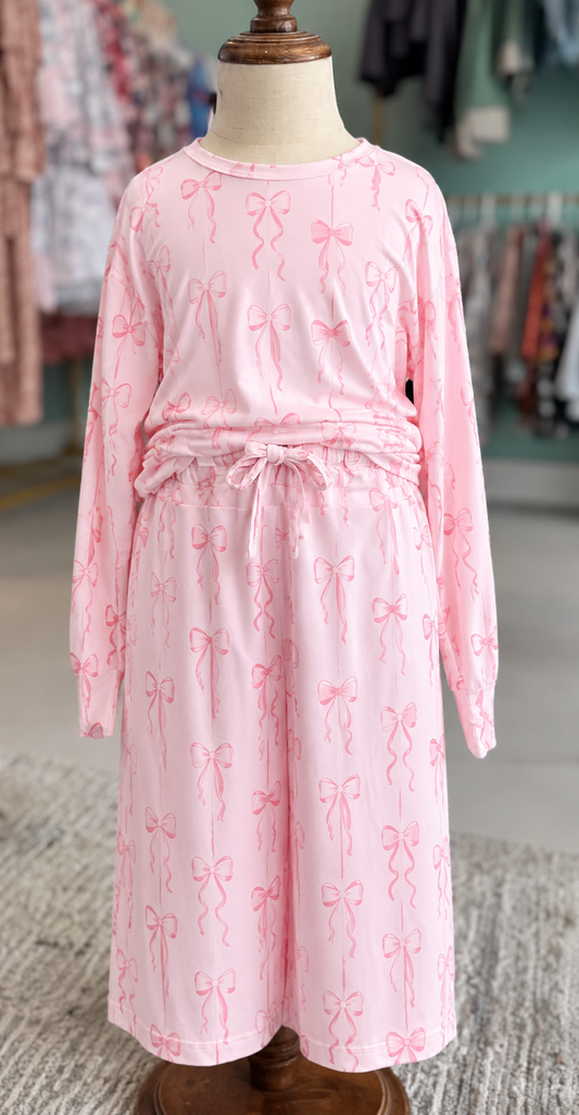 Rosie Ribbon Girls Loungewear Set