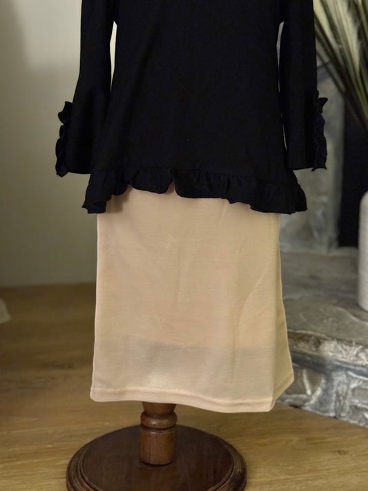 Girls Buttercream Skirt
