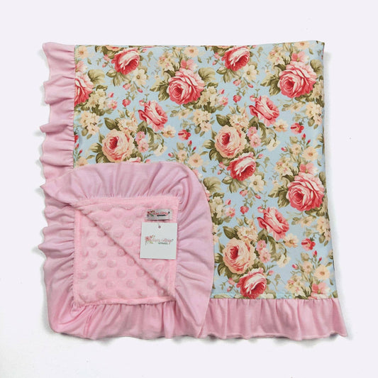 Mauve Antique Rose Blanket