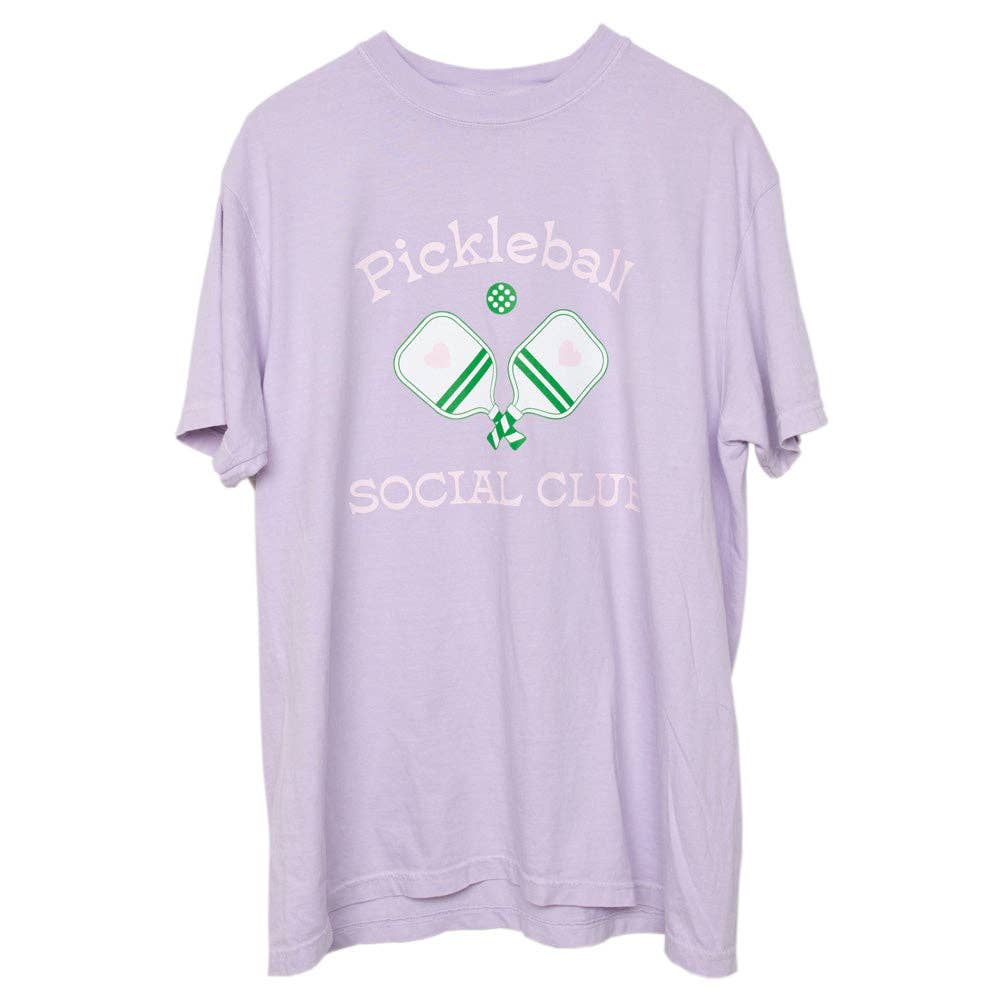 Pickleball Social Club Wholesale Graphic Tee Women's: Emerald / S