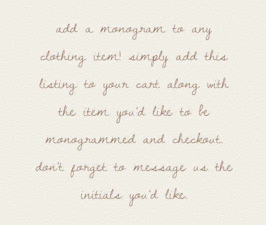 monogram