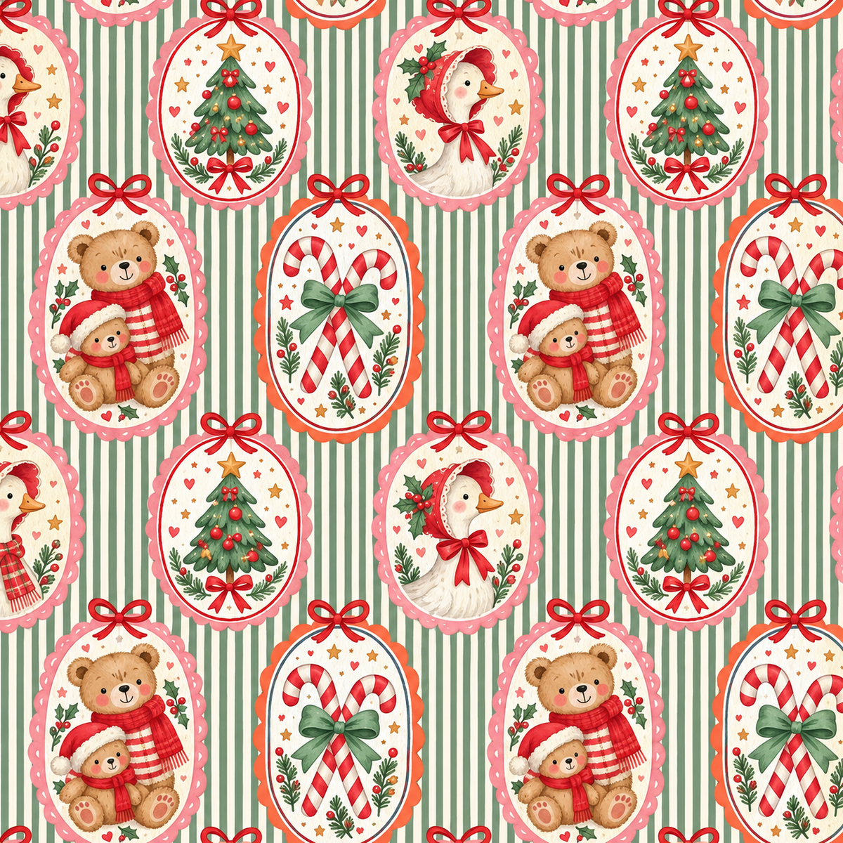 Merry & Vintage Christmas Gown- PREORDER