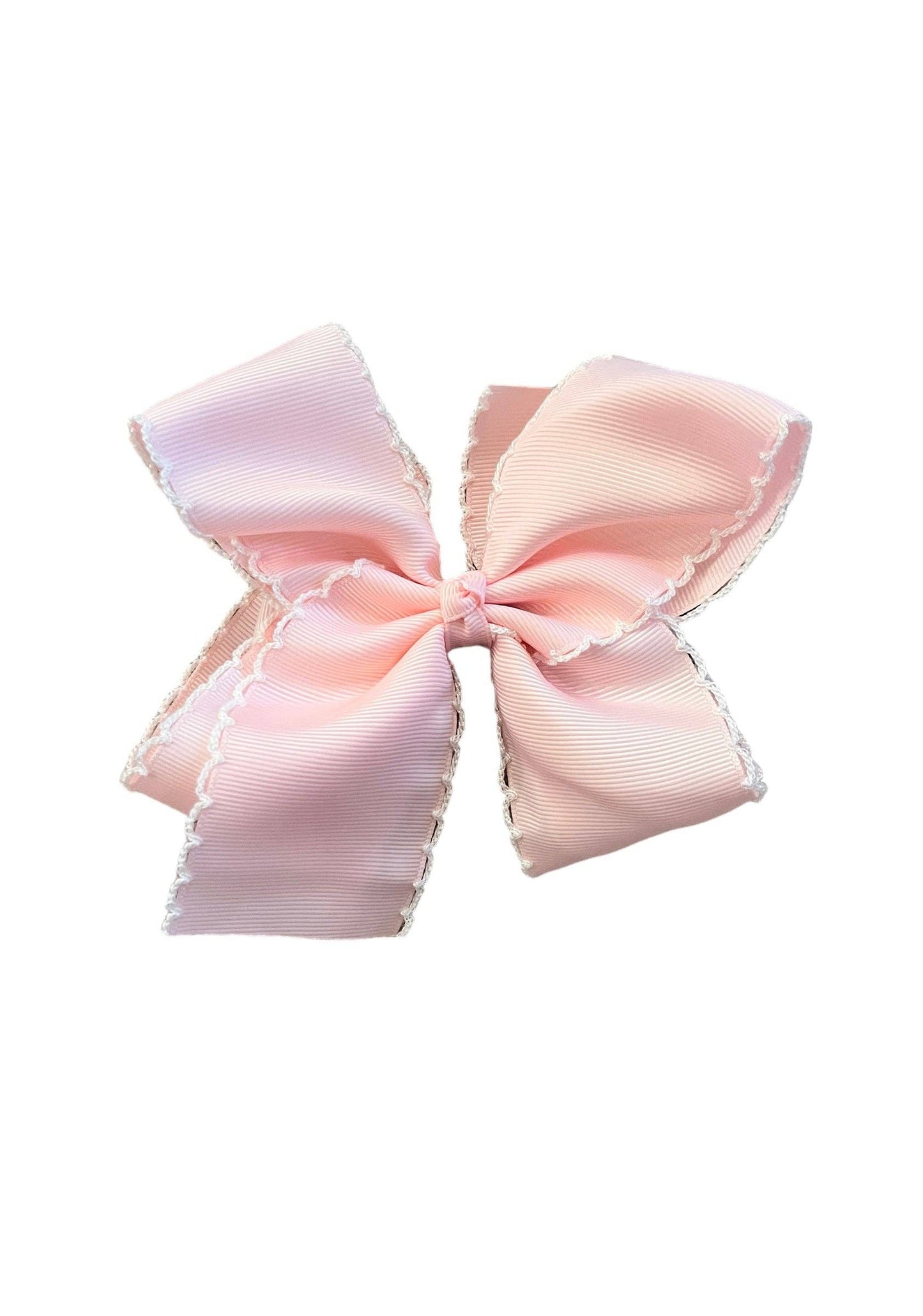 Bows - Large: White w/ White trim