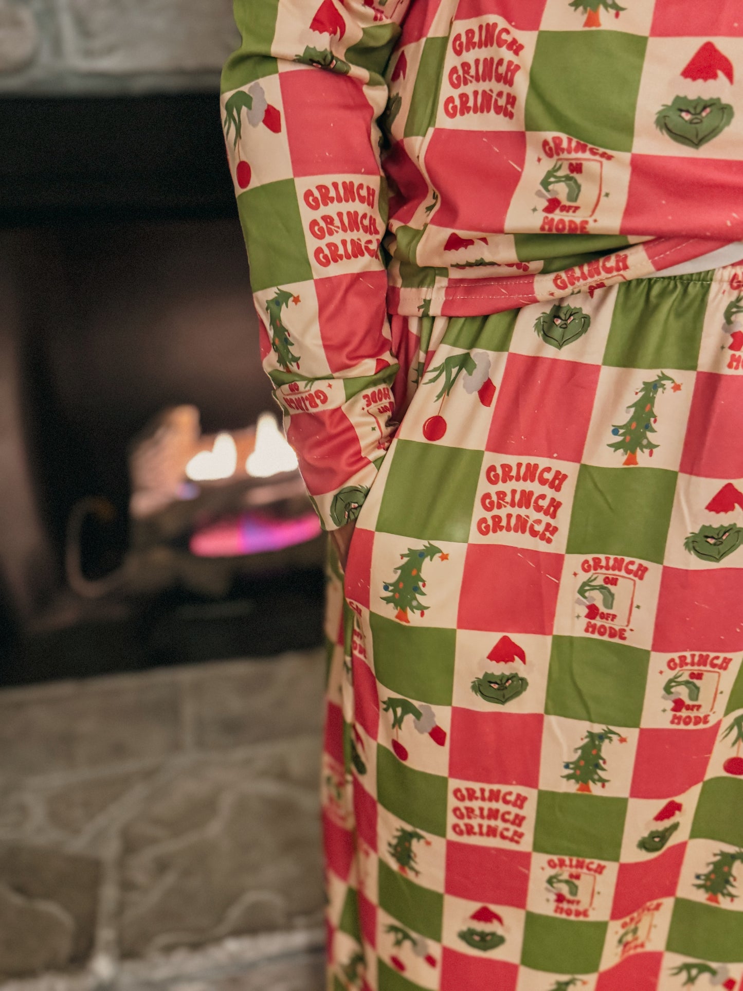 Retro Grinch Loungewear Skirt
