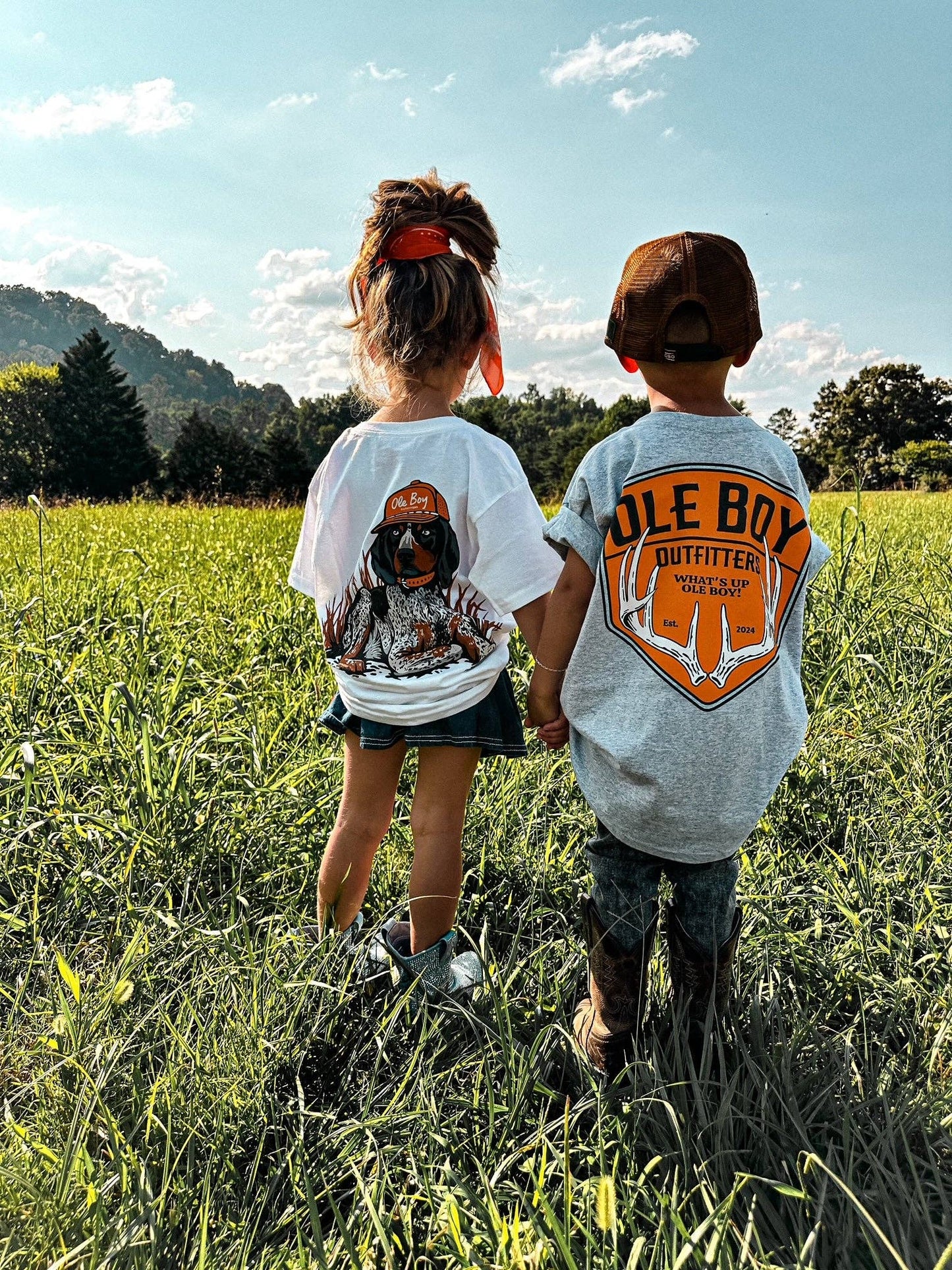 OLE BOY Youth Coonhound Tee: Youth Small