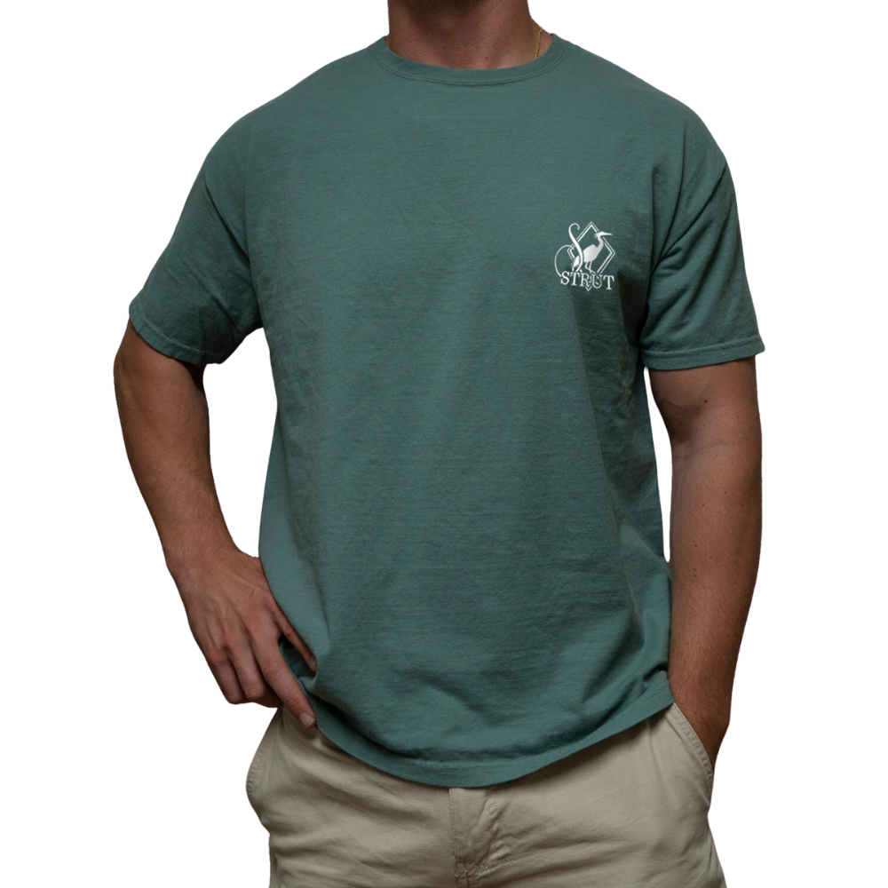 Three Retrievers T-Shirt: Cypress Green / M
