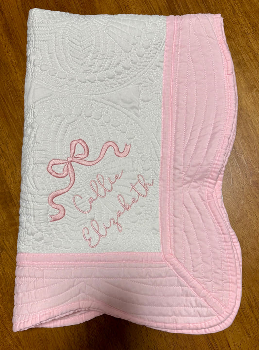 Heirloom Keepsake Baby Quilt