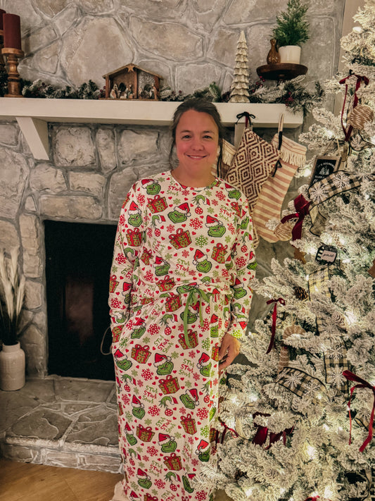 Traditional Grinch Loungewear Skirt