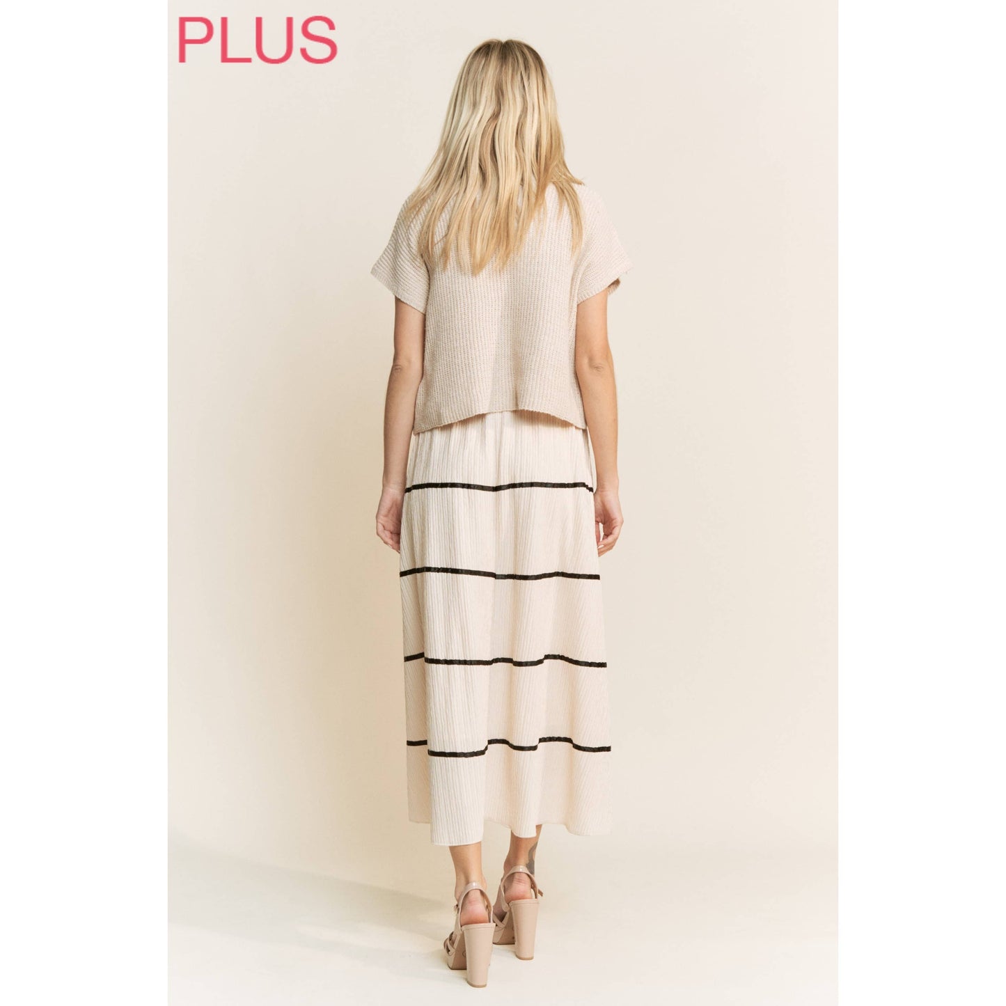 Chantilly Bow-Tier Maxi Skirt