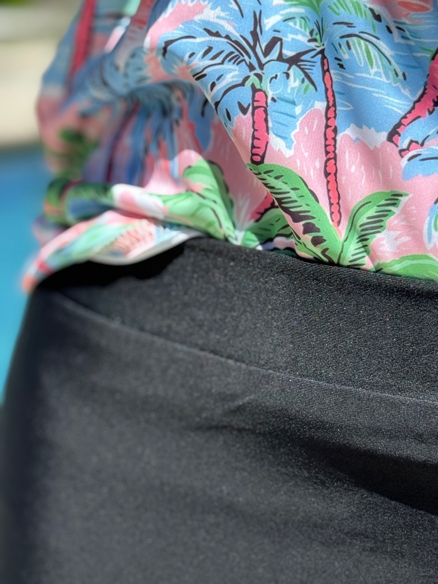 Ladies Black Swim/Athletic Skirt