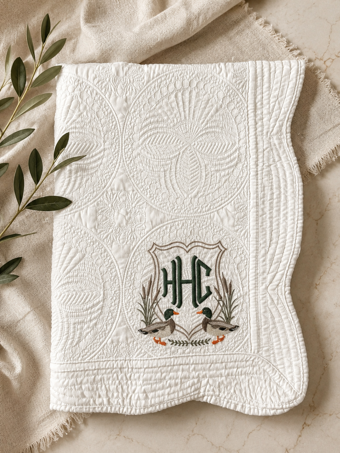 Heirloom Keepsake Baby Quilt