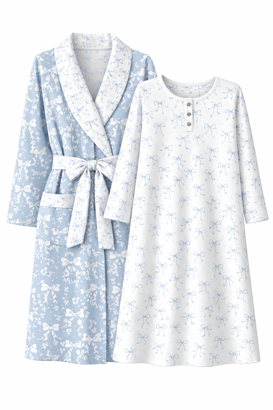 Blue Ribbon Whisper Set (milk silk)