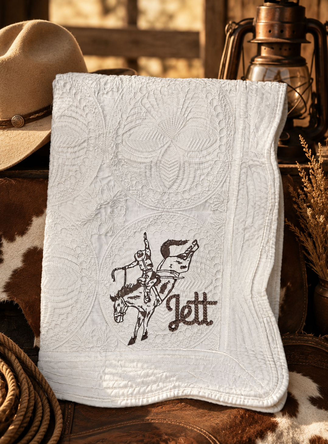 Heirloom Keepsake Baby Quilt