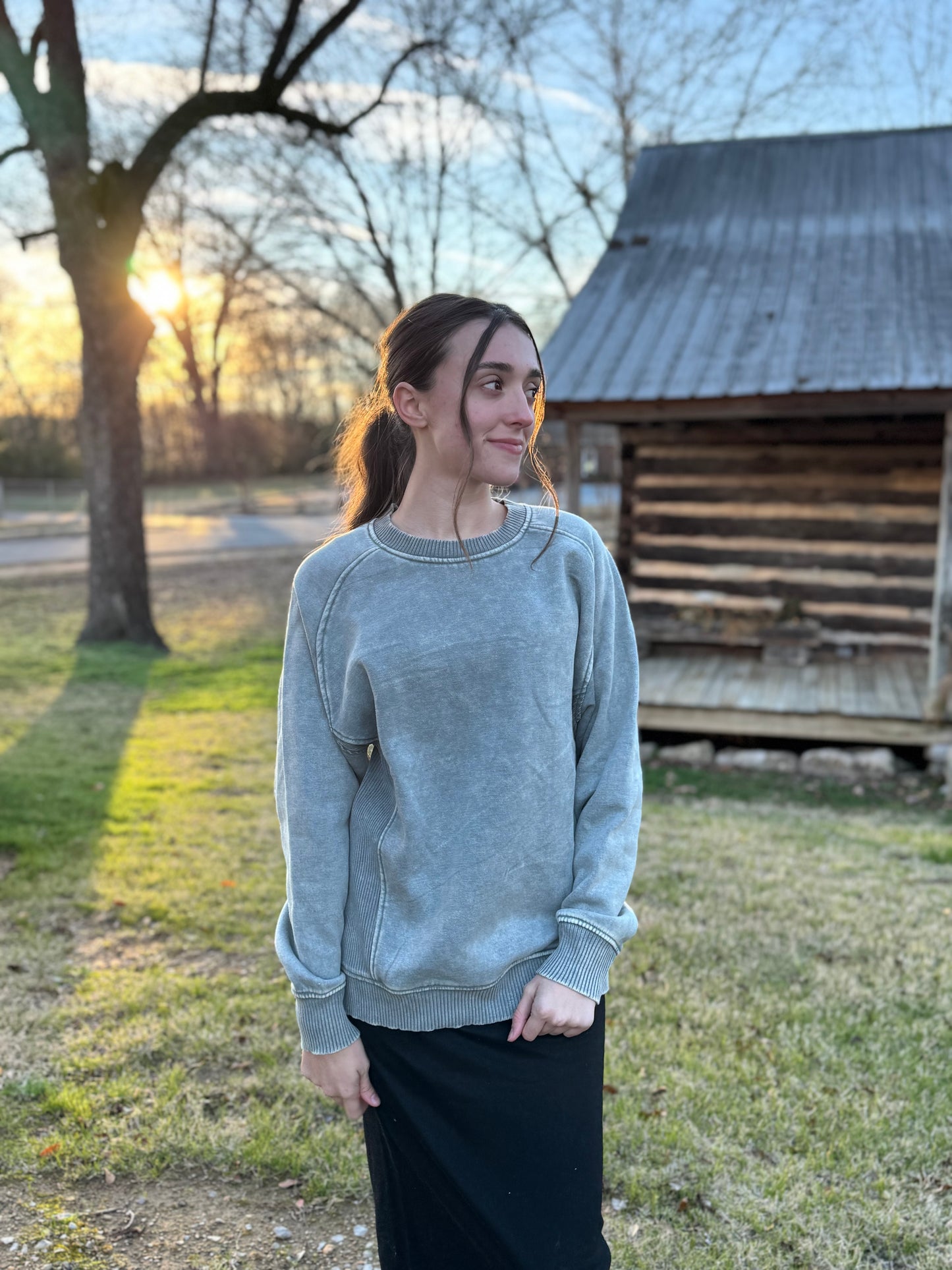 Jasmine Ribbed Sweatshirt