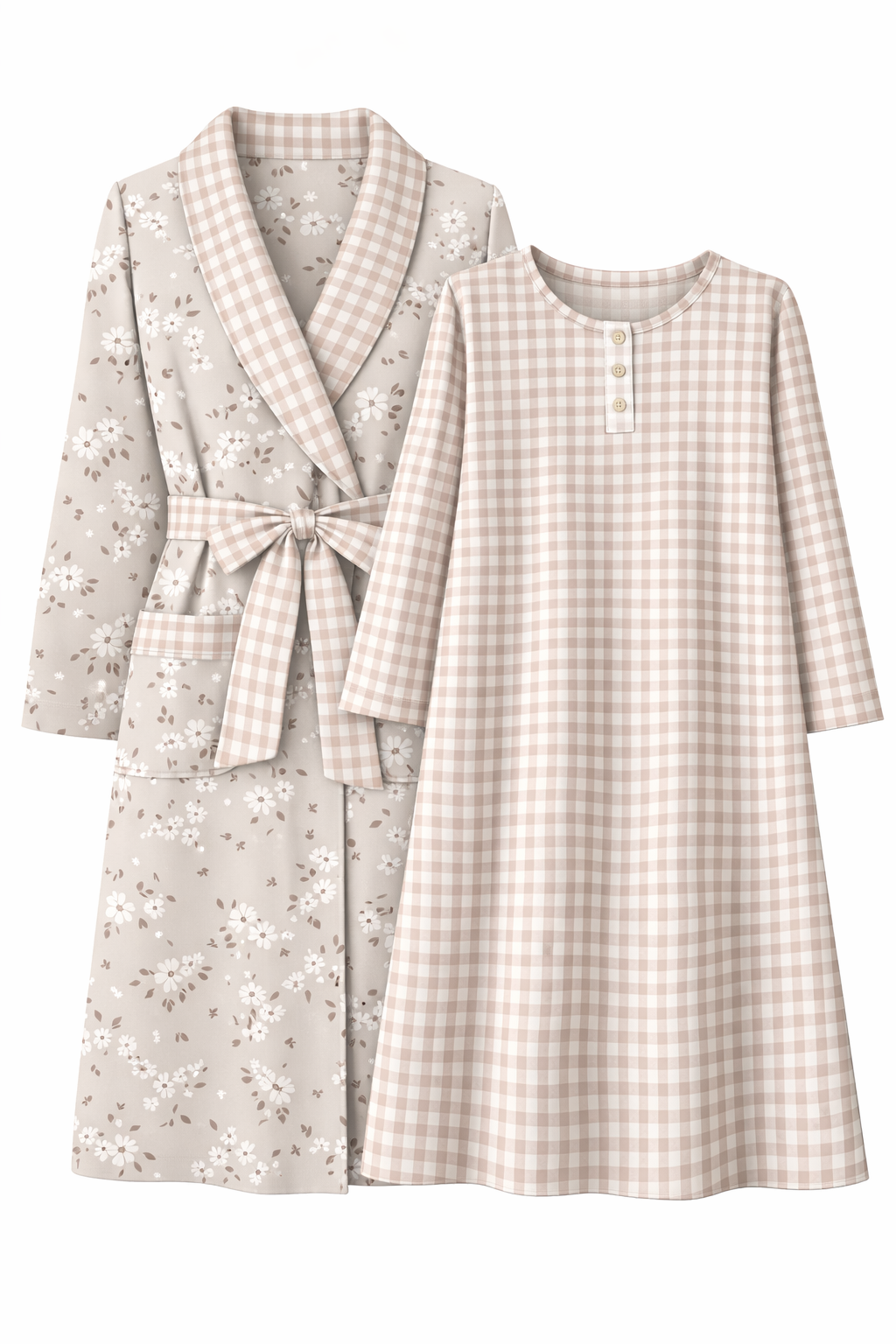 Oat & Linen Daisy Set (milk silk)