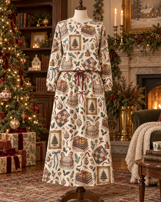 Antique Christmas Loungewear🕰️✨PREORDER