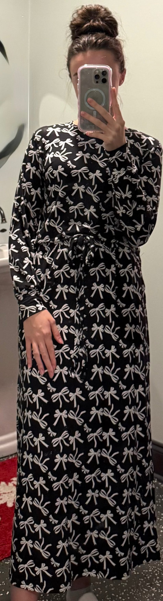 Midnight Ribbons Bamboo Loungewear Set