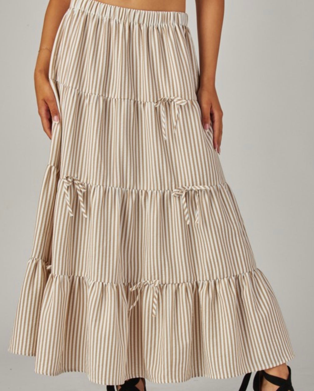 Mila Bow Maxi Skirts