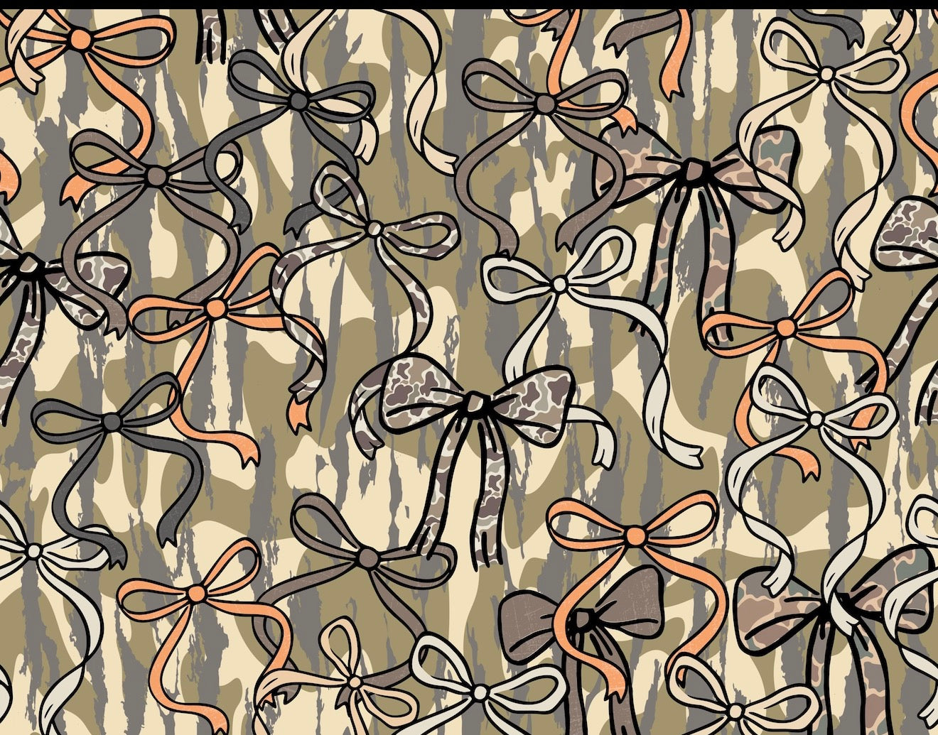 Camo & Ribbons Loungewear Set ✨PREORDER✨