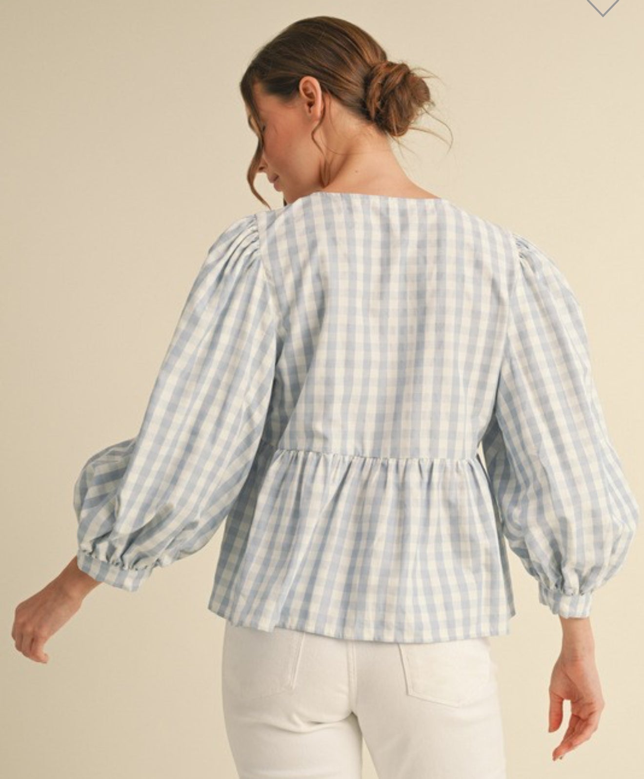 Peony Bleu Top