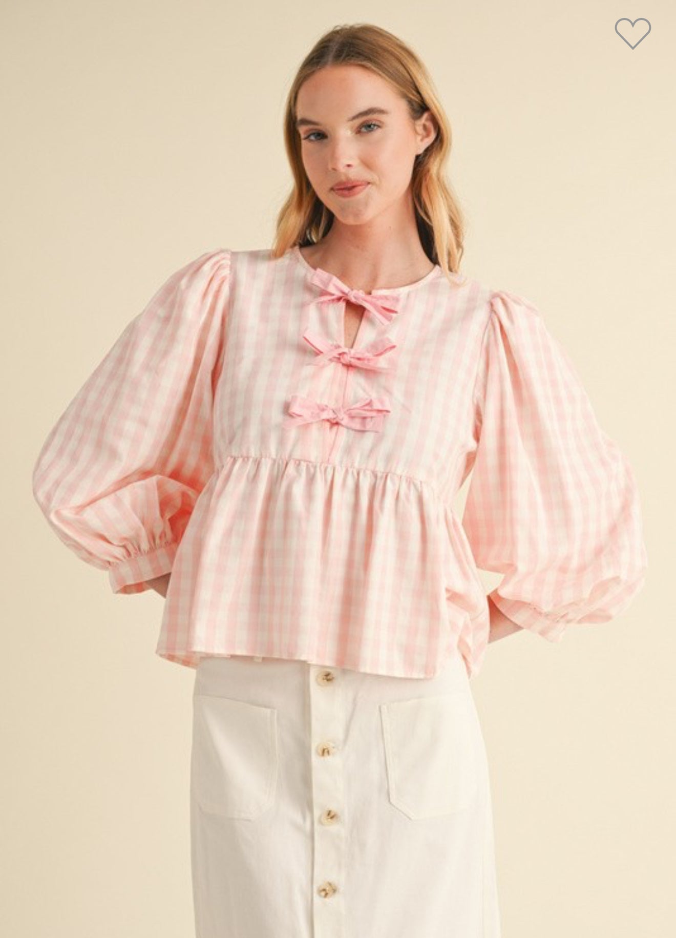 Peony Bleu Top