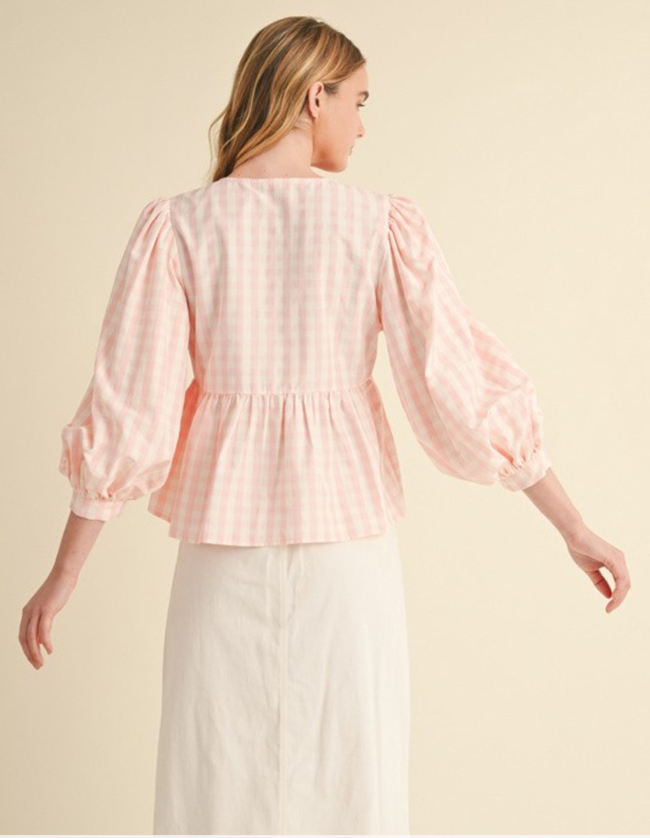 Peony Bleu Top