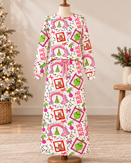 Ho Ho No! Grinch Loungewear Set- PREORDER