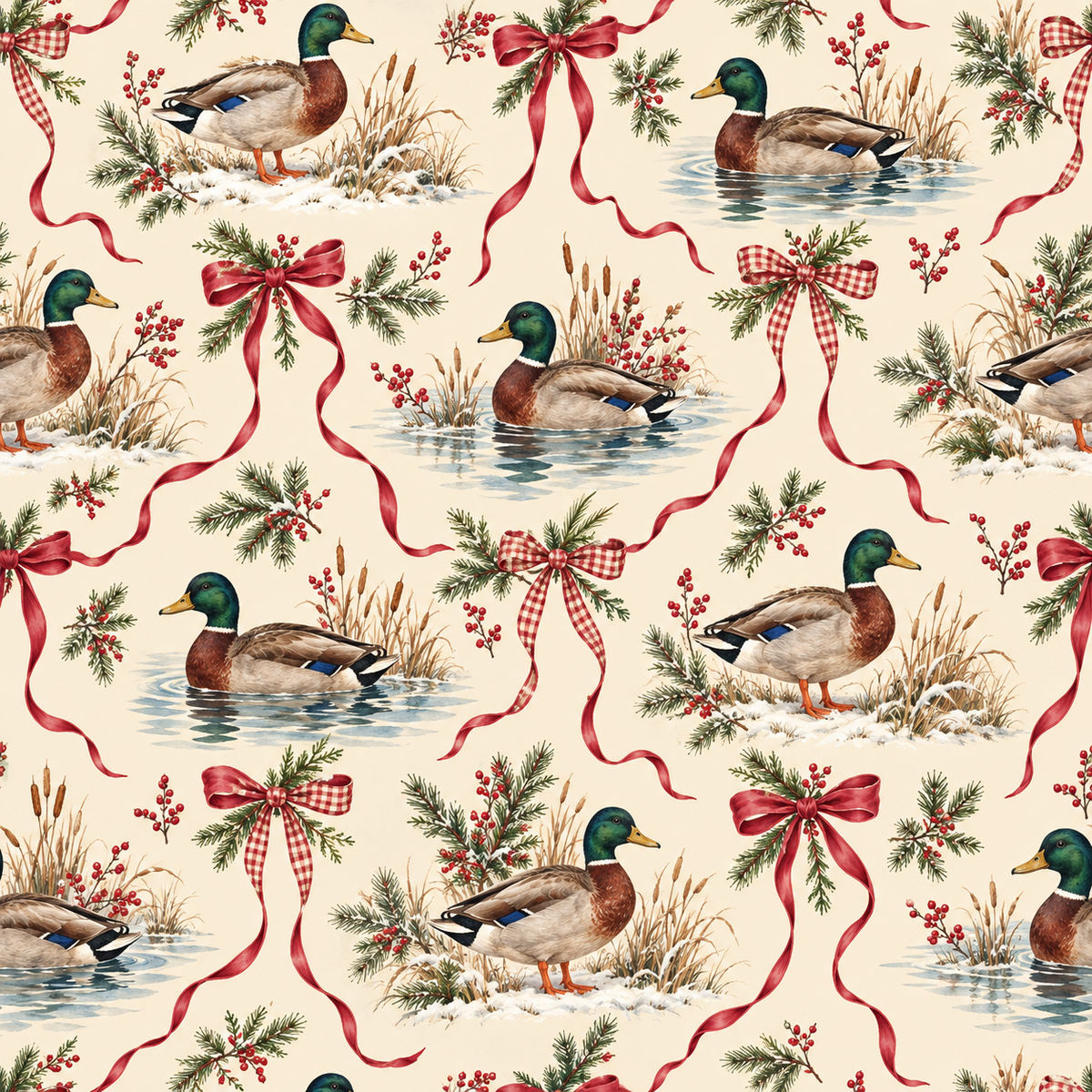 Christmas at the Pond Nightgown- PREORDER