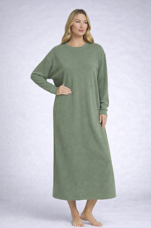 ✨Preorder✨ Moss Meadow Sweatshirt Dress