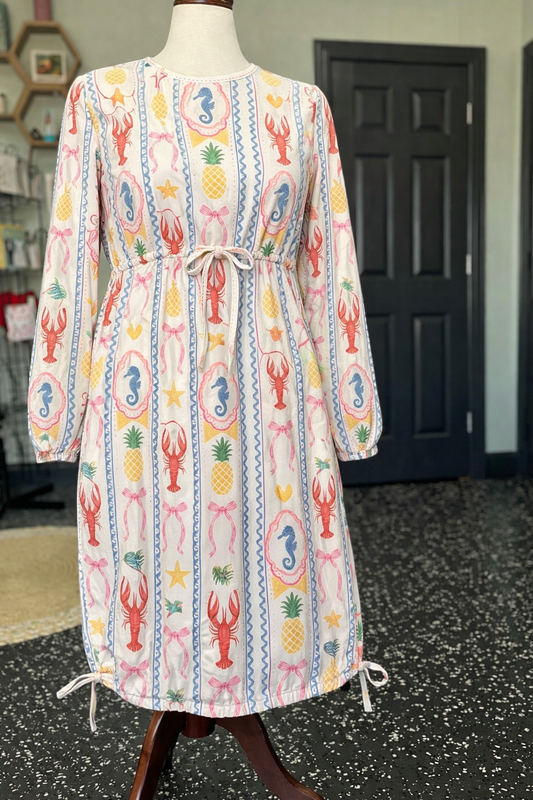 Girls Seaside Charm Swim Dress PREORDER