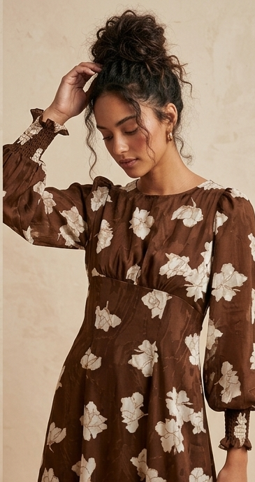 The Chessa Floral Tiered Dress