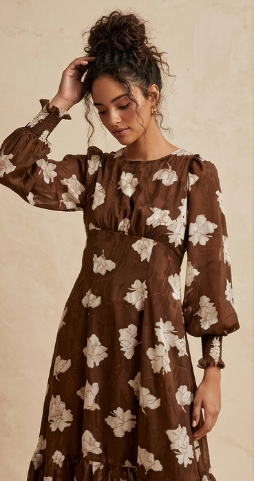 The Chessa Floral Tiered Dress