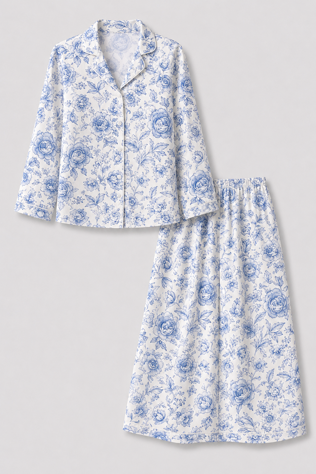 Ivory Bleu Loungewear Set PREORDER