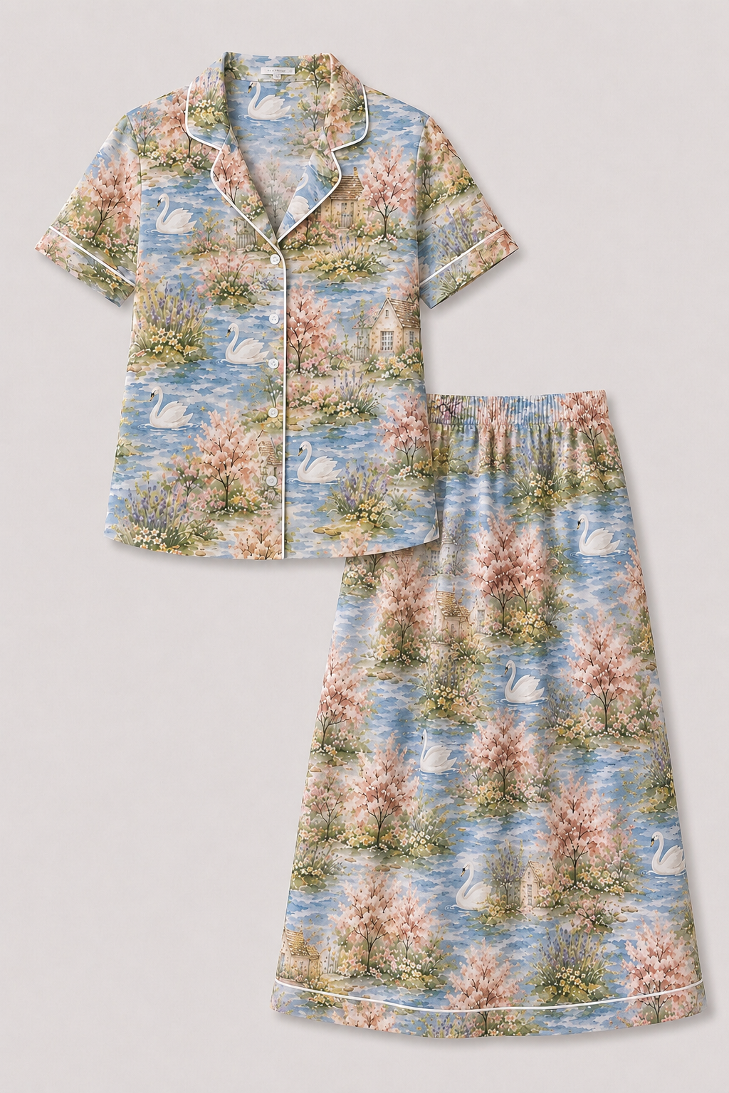 The Swan Cottage Loungewear Set- PREORDER